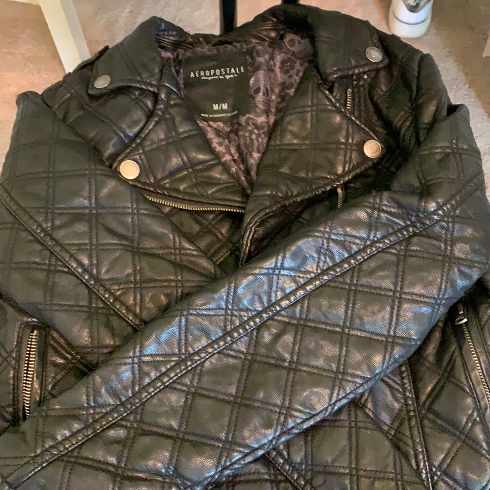 Faux Leather Jacket